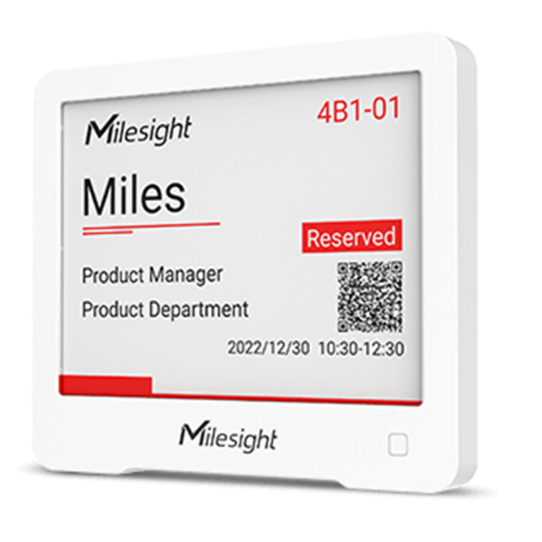 DS3604-915M - MIlesight LoRaWAN AS923/AU915 DS3604 IoT E-Ink Display