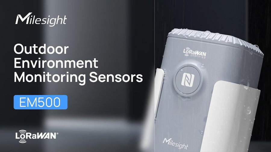 EM500-PT100-T050-915 - Milesight LoRaWAN AU915/AS923 Outdoor Low Temperature -200°C to + 50°C Probe IoT Sensor