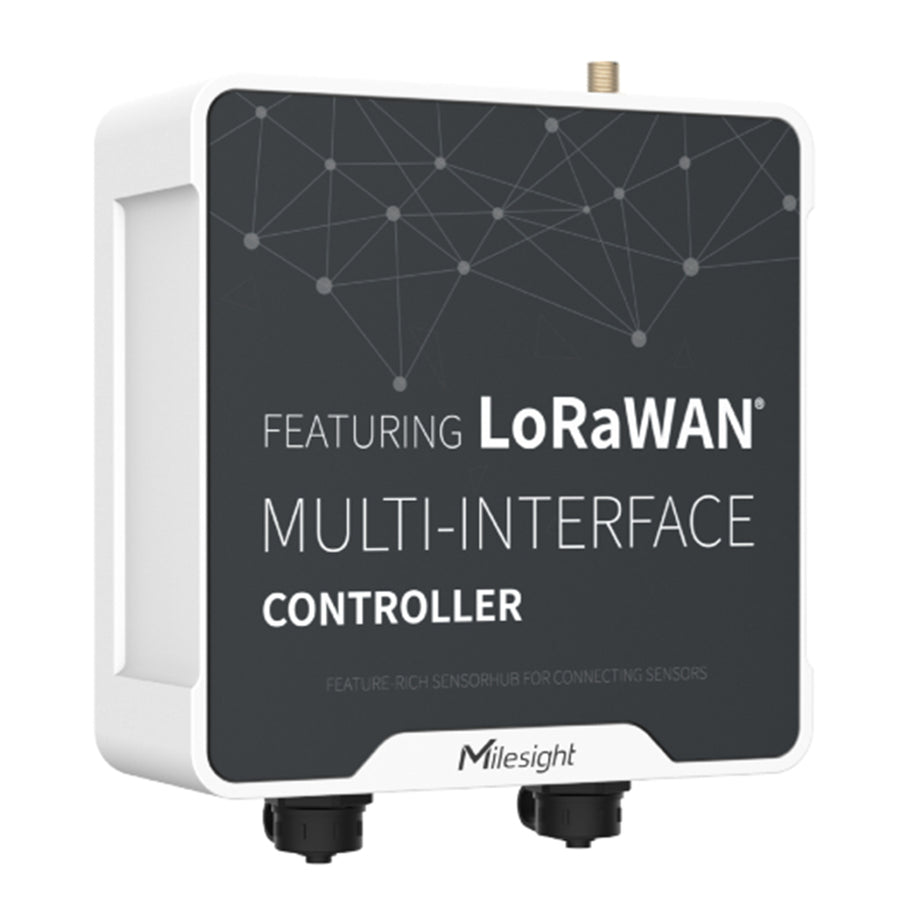 UC502-915M-EA - Milesight UC502-EA AU915/AS923 LoraWan IoT Controller with External Antenna Connectors and GPIO/AI/RS232/RS485/SDI12