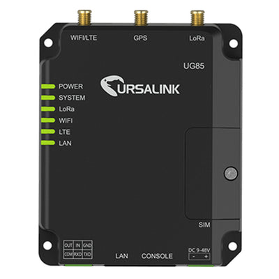 Milesight UG85-W-G-P-868 - Ursalink Indoor EU868 LoRaWAN Base Station with GPS, Wi-Fi and PoE support