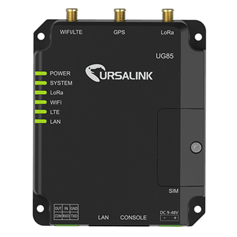 Milesight UG85-W-G-P-868 - Ursalink Indoor EU868 LoRaWAN Base Station with GPS, Wi-Fi and PoE support