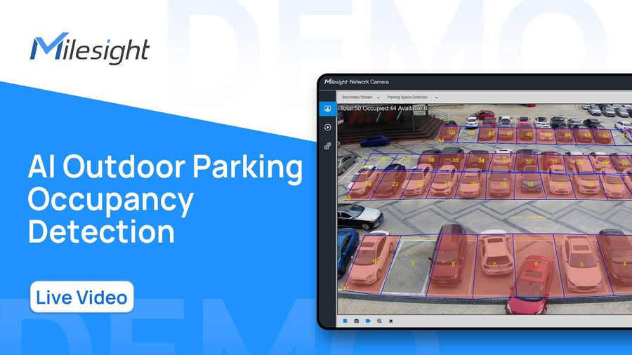 PMC8266-FPE - Milesight AI Outdoor Parking Management Pro Bullet Plus Camera