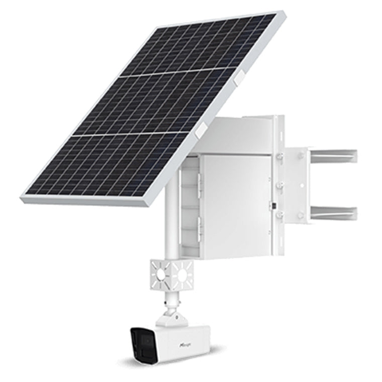 Milesight 4MP 4G,WiFi and Ethernet Solar-powered LPR Security Camera kit