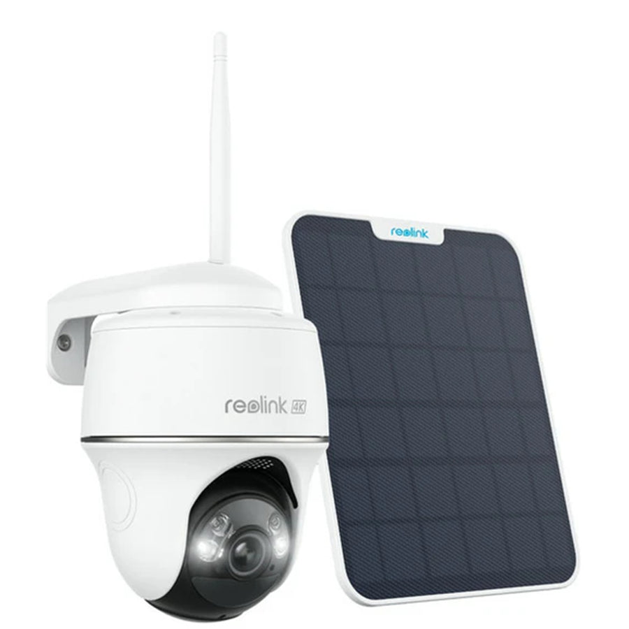 Reolink  Argus PT Ultra 8MP/4K Outdoor PT Wire-Free Battery Camera with Spotlight & Solar Panel