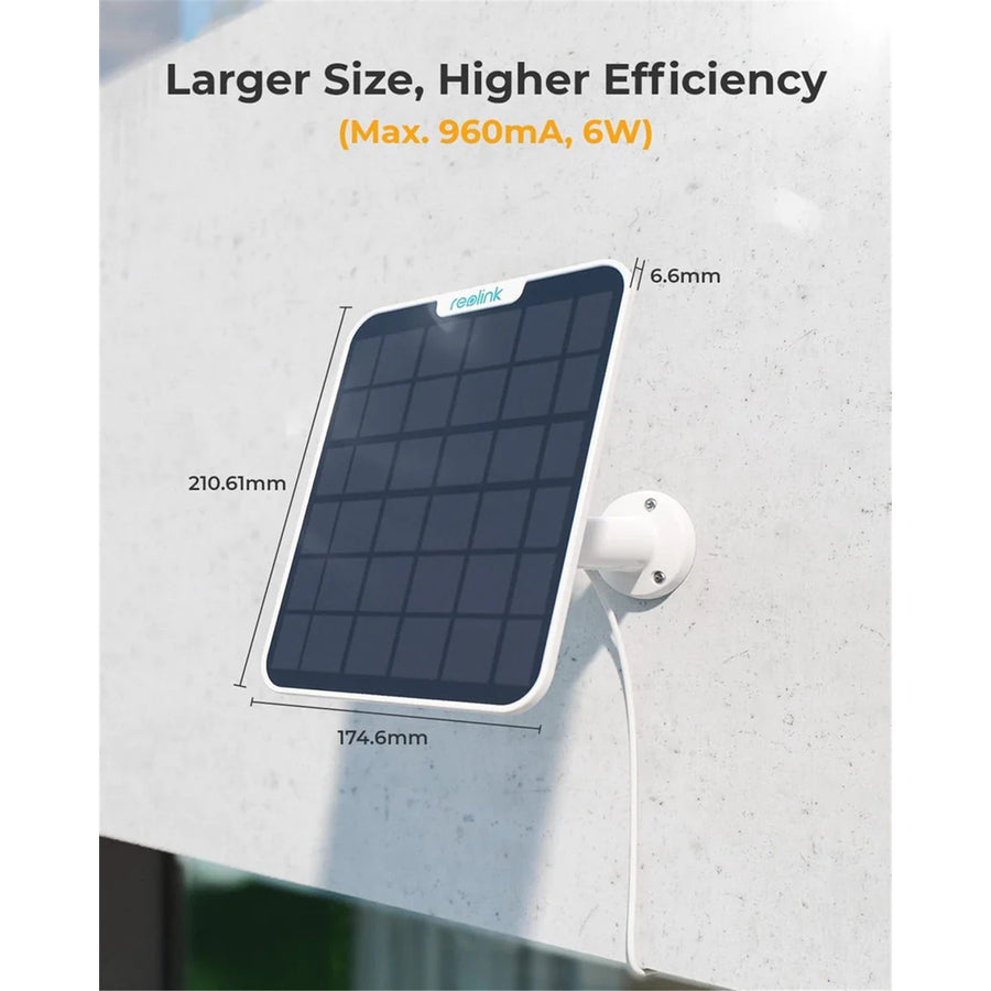 Reolink Solar Panel V2 - USB-C (Type-C to Micro USB Converter Included)