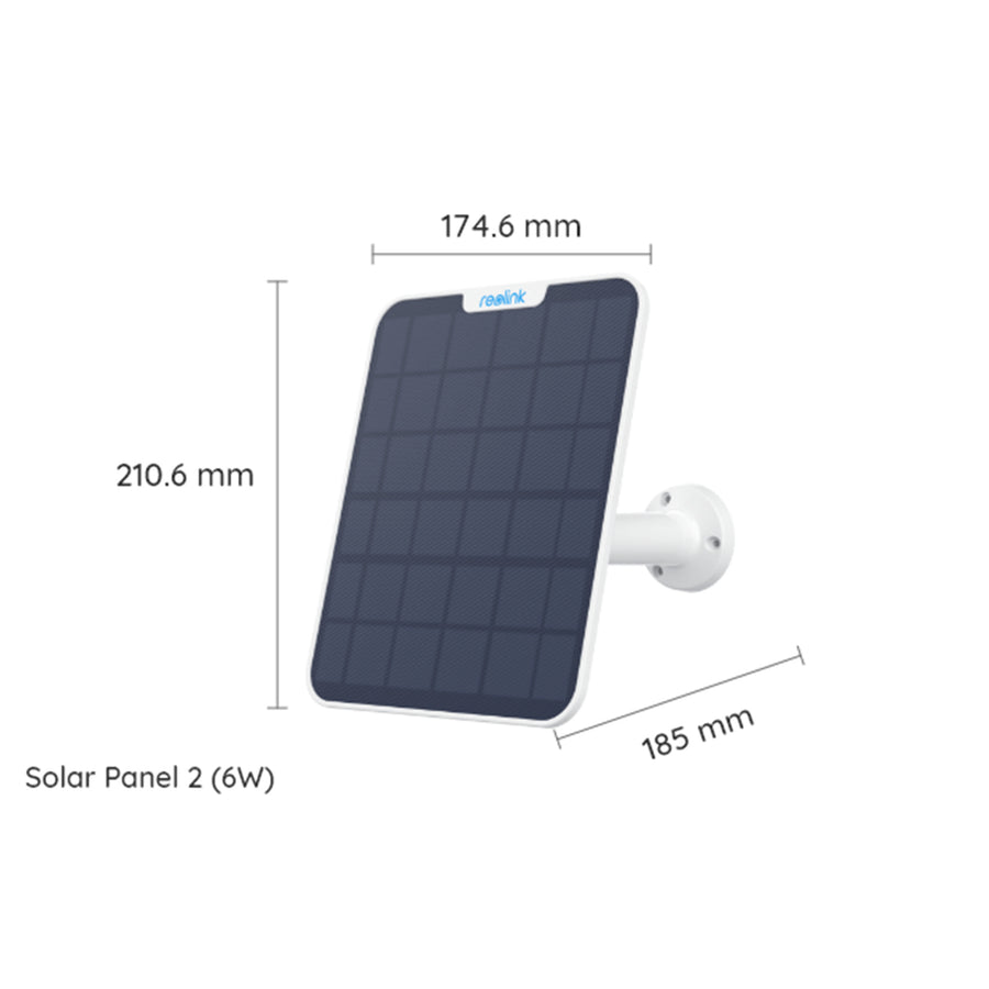 Reolink Solar Panel V2 - USB-C (Type-C to Micro USB Converter Included)