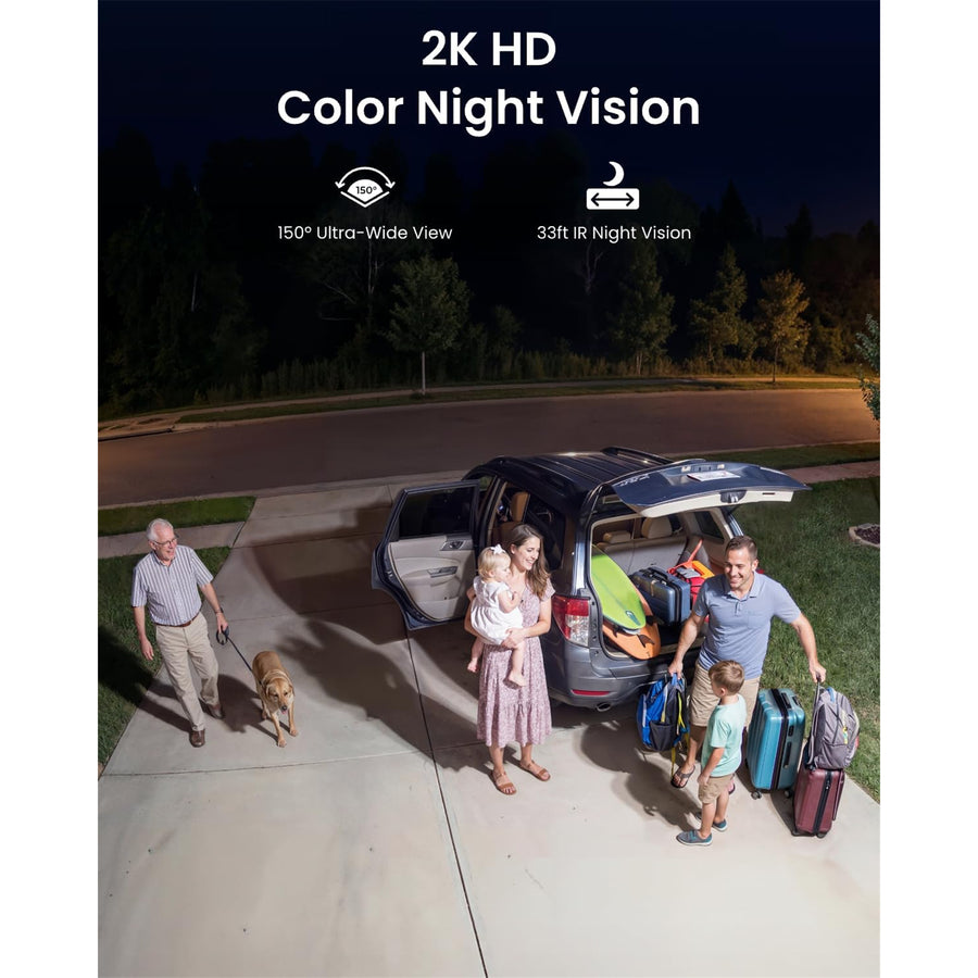 Reolink  Solar Floodlight Cam 4MP/2K Outdoor Wire-Free Battery Camera