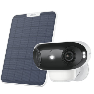 Argus 4 Pro + Solar Panel - Reolink 4K Dual-Lens 180? Blindspot- free Wi-Fi 6 Camera with solar panel
