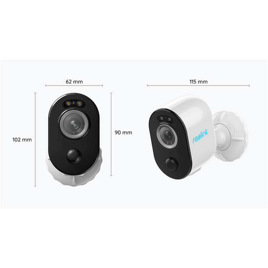 Reolink  Argus 3 Pro 5MP/2K+ Outdoor Wire-Free Battery Camera with Spotlight