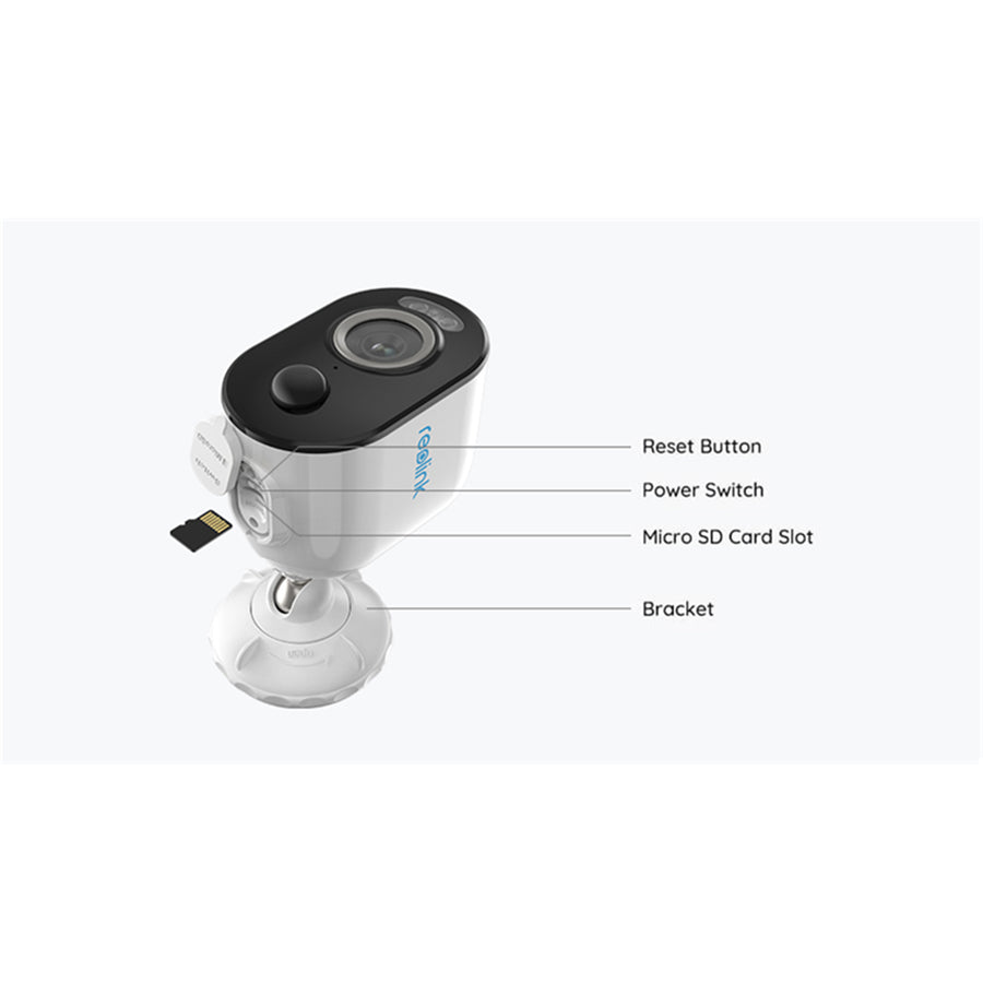 ARGUS3-PRO - Reolink 2K ARGUS 3 PRO Battery Camera 2.4 5 GHz Dual-Band WiFi up to 128GB MicroSD Range