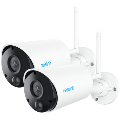 Reolink  Argus Eco V2 3MP/2K Outdoor Wire-Free Battery Camera - 2 Pack