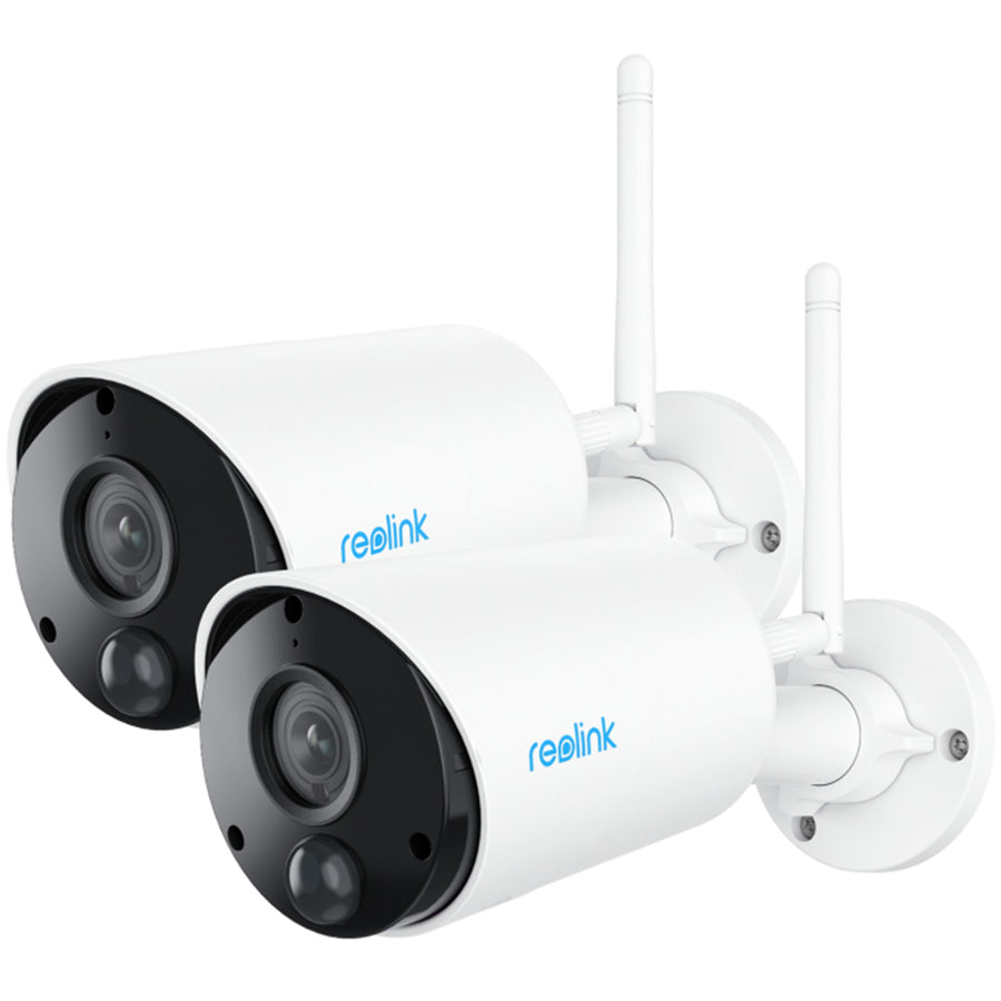 Reolink  Argus Eco V2 3MP/2K Outdoor Wire-Free Battery Camera - 2 Pack