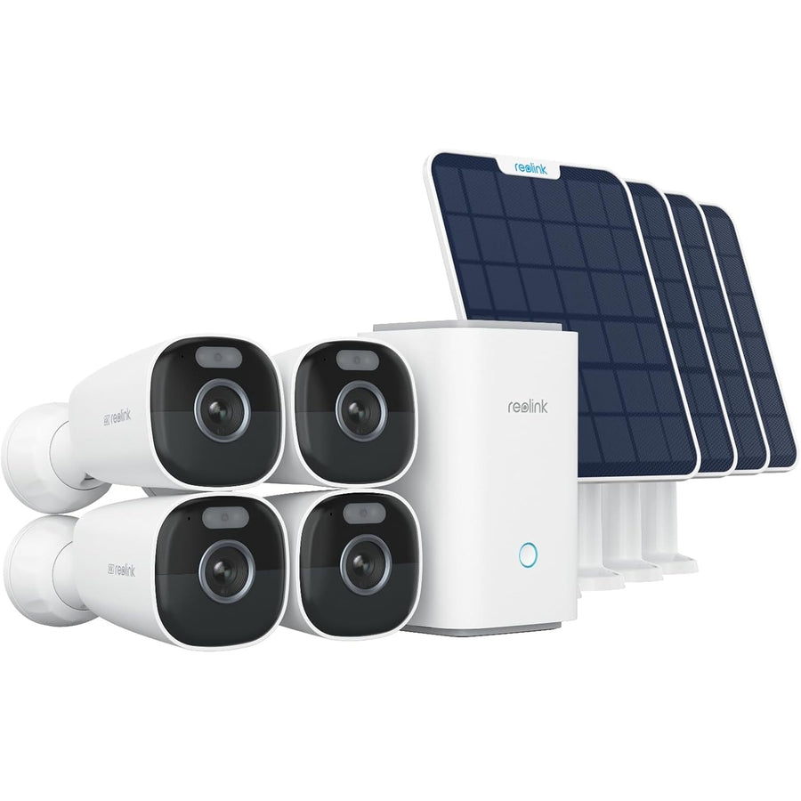 Reolink  Argus Eco Ultra 8MP/4K Outdoor Wire-Free Battery Camera - 4 Pack