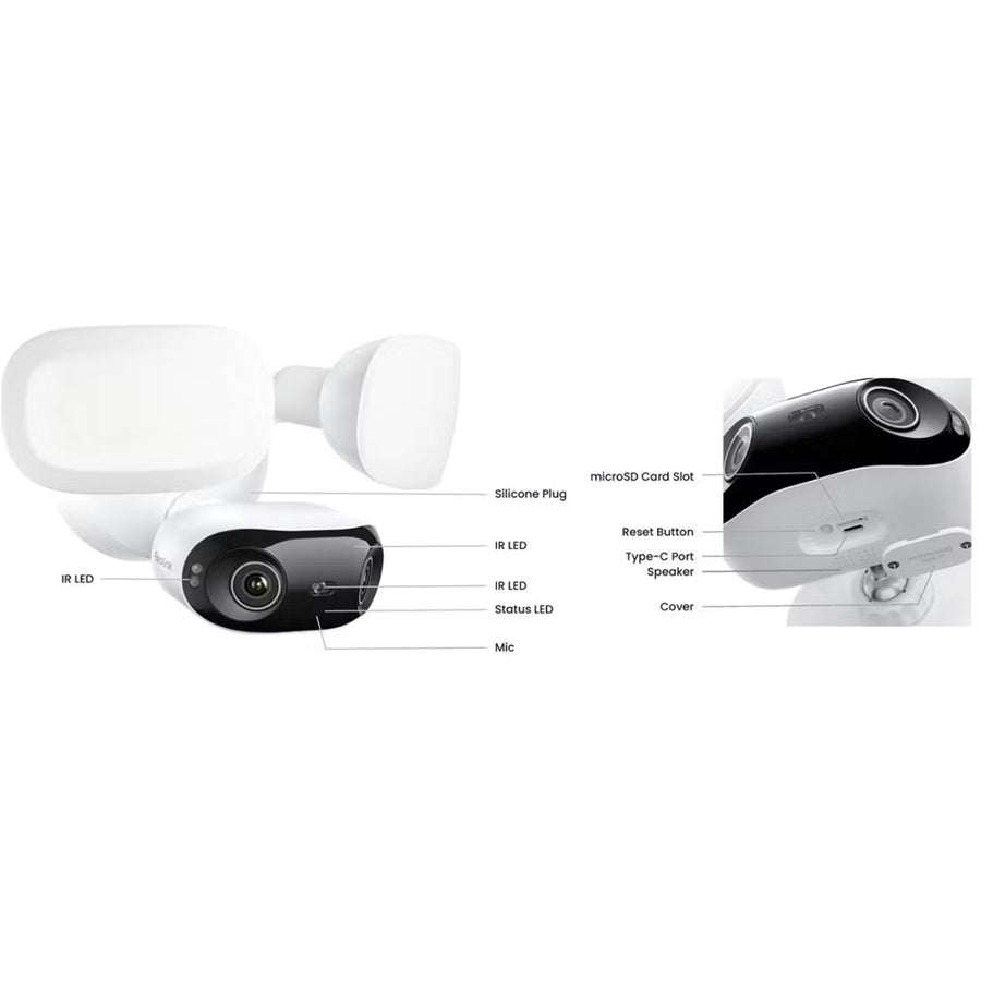 Reolink  Elite Floodlight Wifi 8MP/4K Dual Lens Outdoor WiFi Camera with 3000 Lumens Floodlight