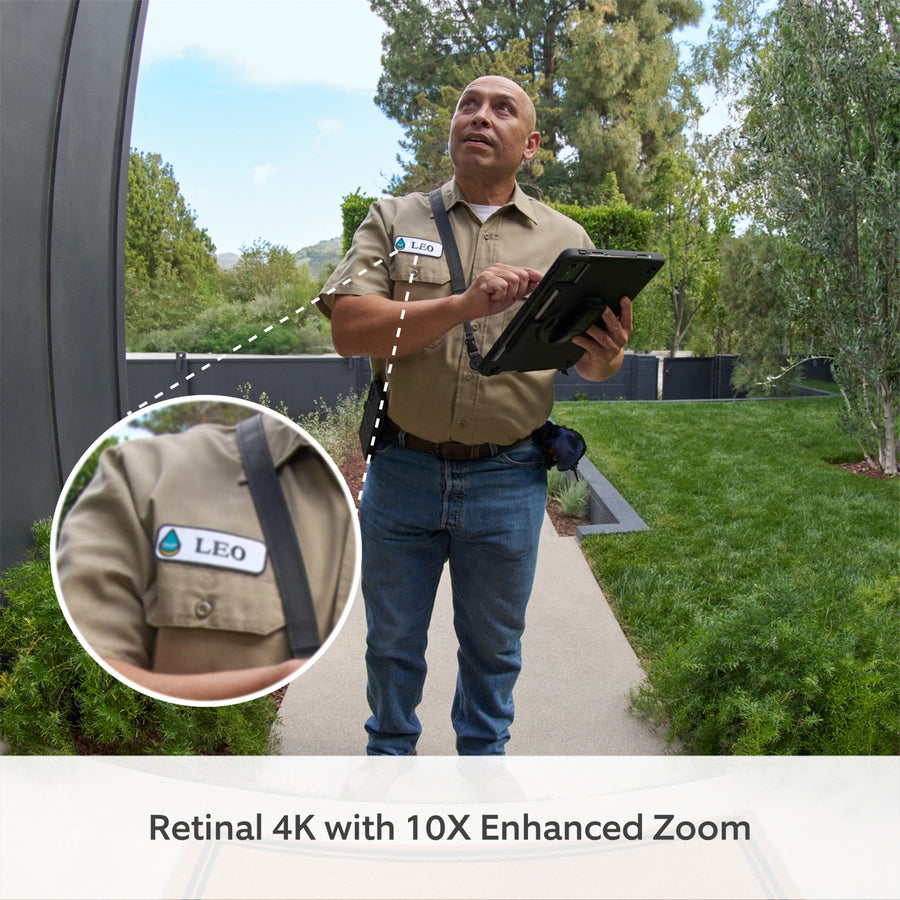 RING Wired Video Doorbell 4K Pro - Plug-In - Deep Silver