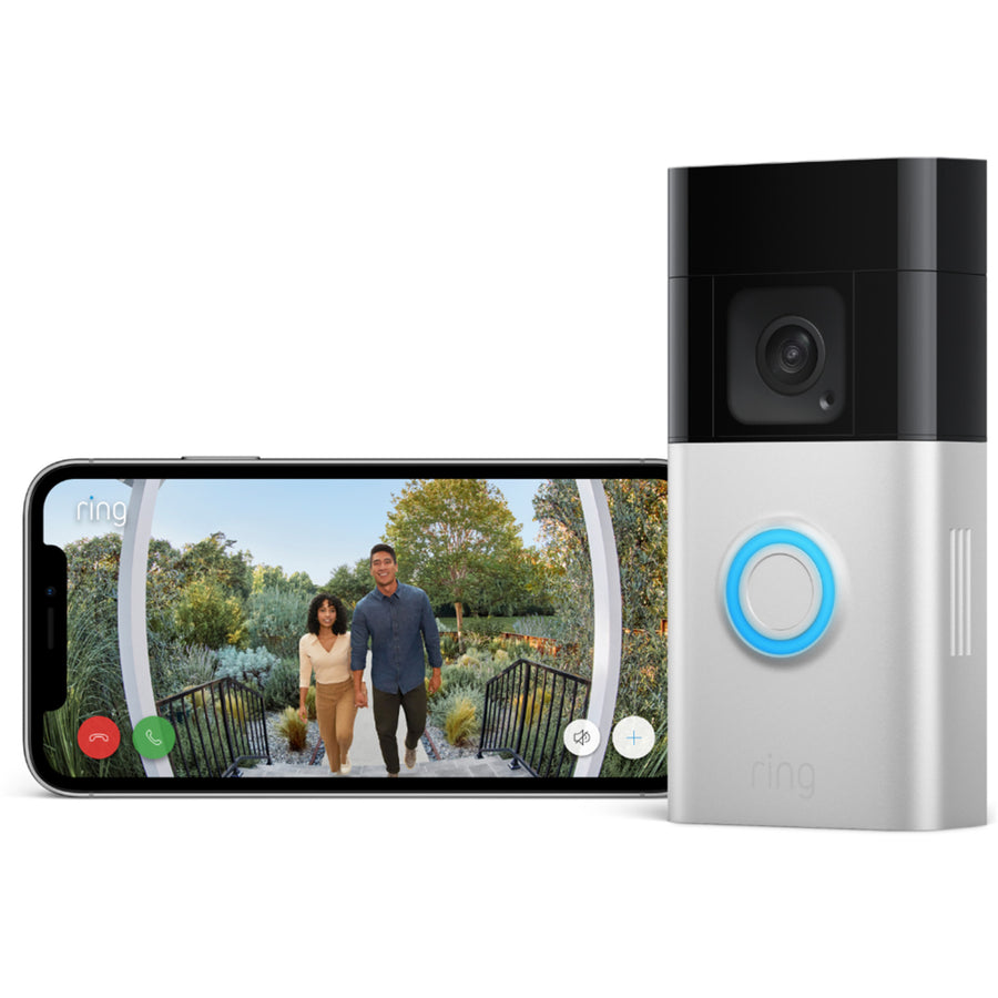 RING  Battery Video Doorbell Plus - Nickel
