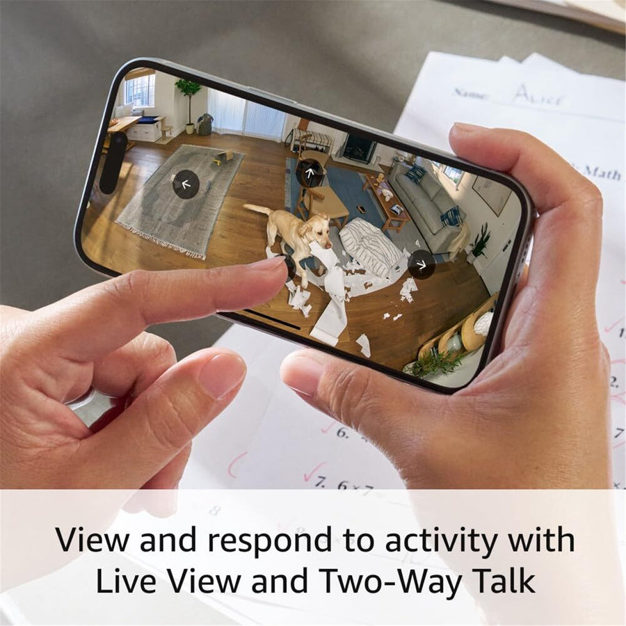 B0CG2TPLJV - Ring Pan - Tilt Indoor Cam White