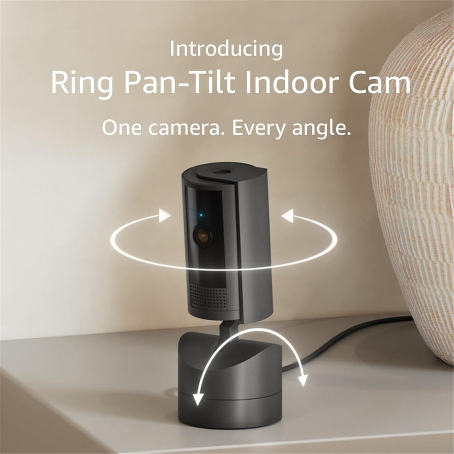RING  Pan-Tilt Indoor Camera - Black