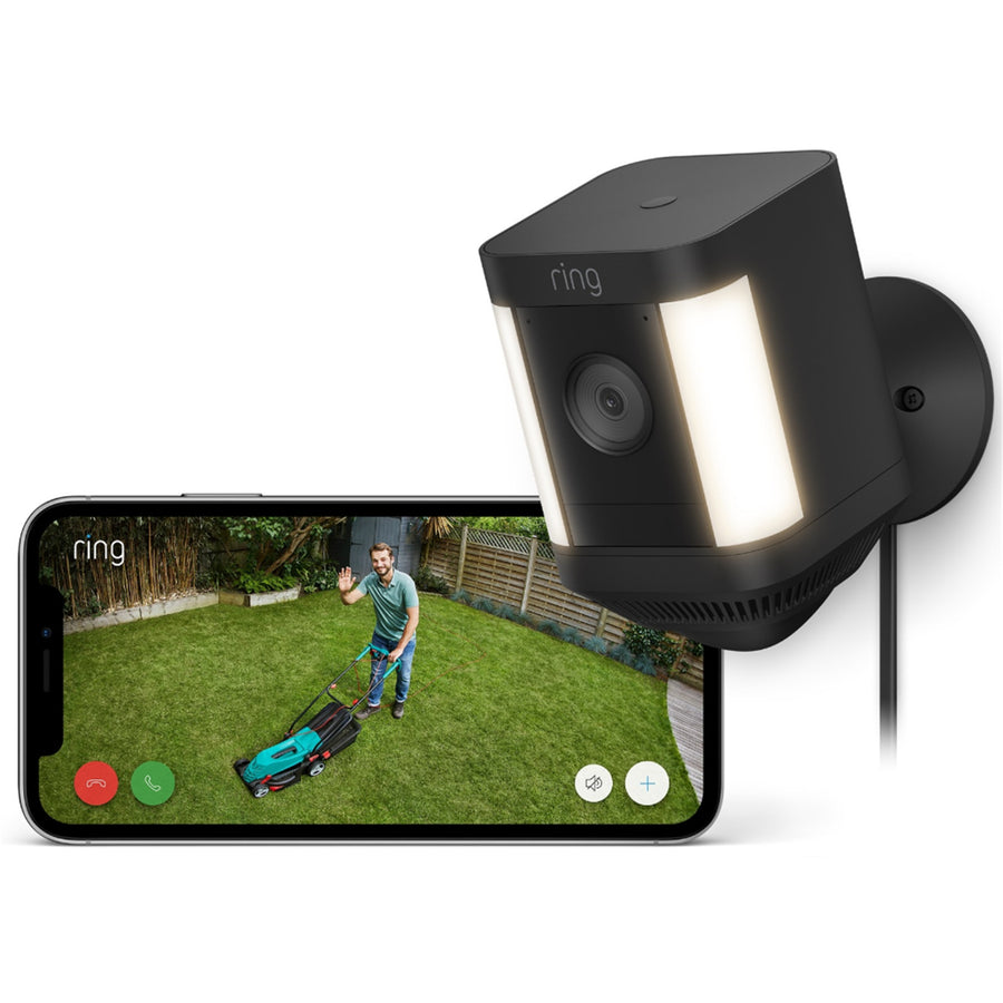 RING  Spotlight Cam Plus Plug-in - Black