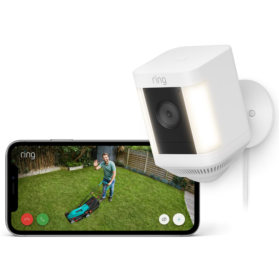 RING  Spotlight Cam Plus Plug-in - White