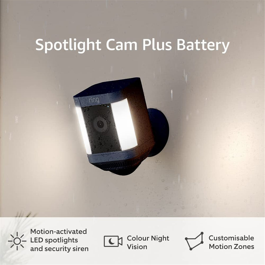 RING  Spotlight Cam Plus Battery - Black