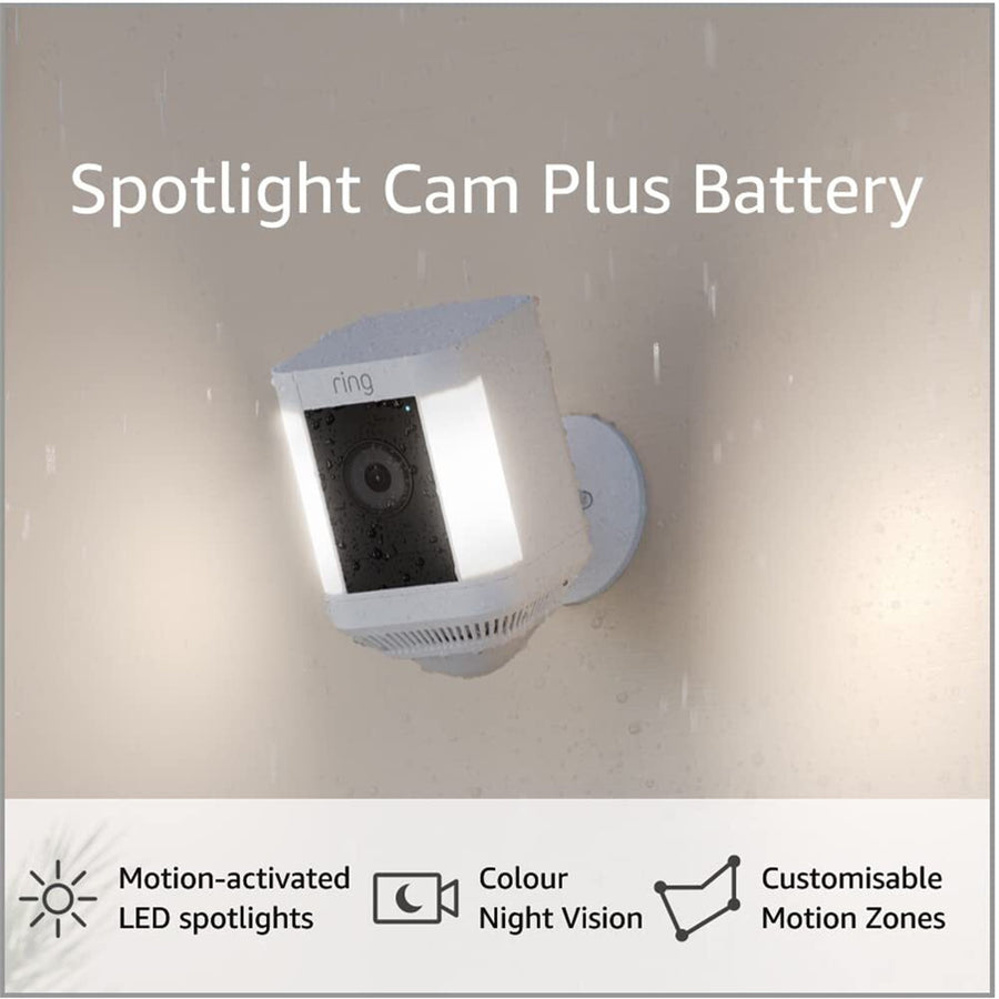 RING B09JZ5BG26 - Spotlight Cam Plus Battery White