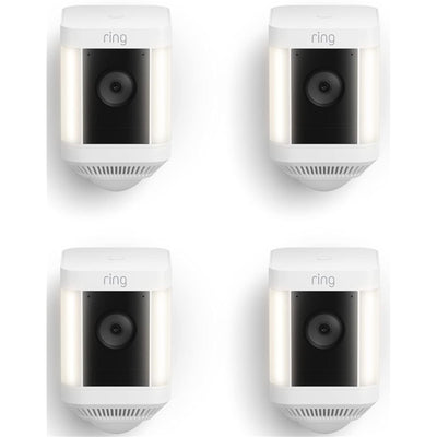 RING B0B7Q8JLGK - Spotlight Cam Plus Battery 4 pack White