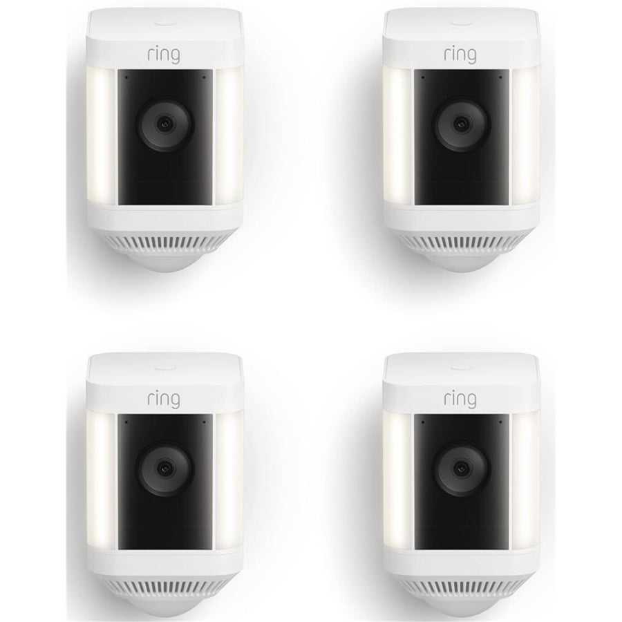 RING B0B7Q8JLGK - Spotlight Cam Plus Battery 4 pack White