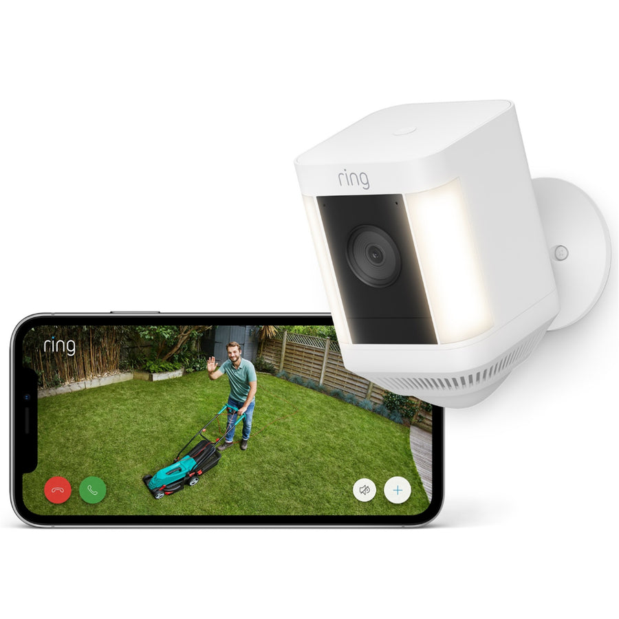 RING B0B7Q8JLGK - Spotlight Cam Plus Battery 4 pack White