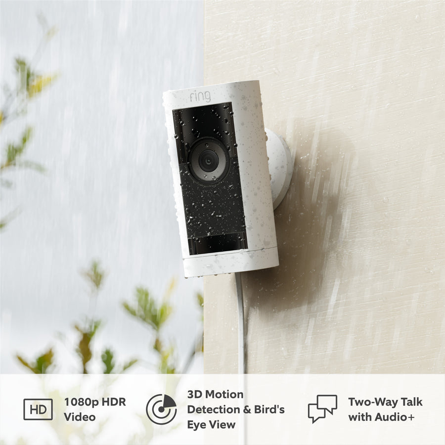 RING B09CKG1PBL - Stick Up Cam Pro Plug In White