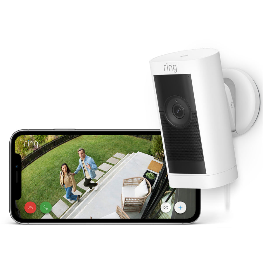 RING B09CKG1PBL - Stick Up Cam Pro Plug In White