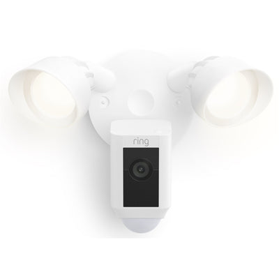 RING  Floodlight Cam Wired Plus - White