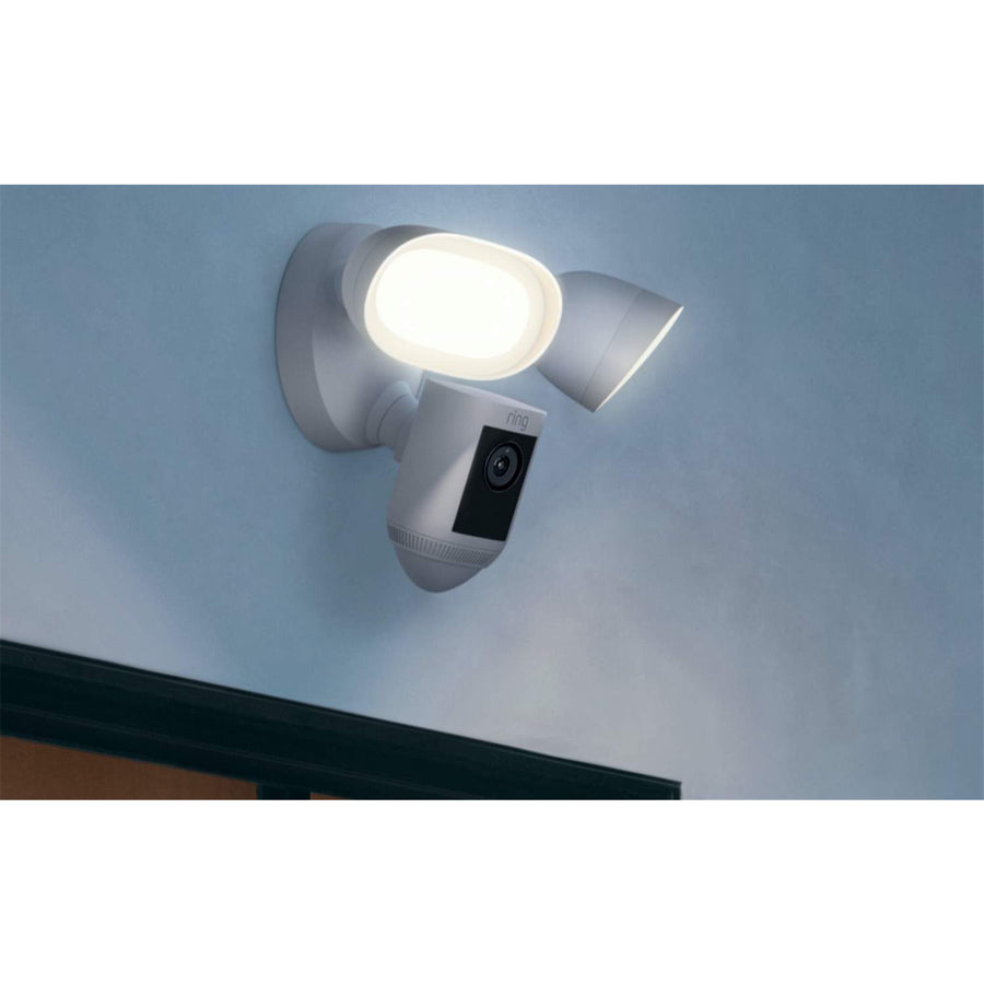 Ring Floodlight Camera Wired Pro - White