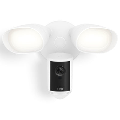 B0DYWLDQBR - Ring Floodlight Camera Pro (2nd Gen) White Wired (1 pack)