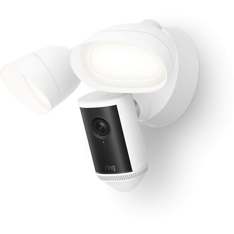 B0DYWLDQBR - Ring Floodlight Camera Pro (2nd Gen) White Wired (1 pack)