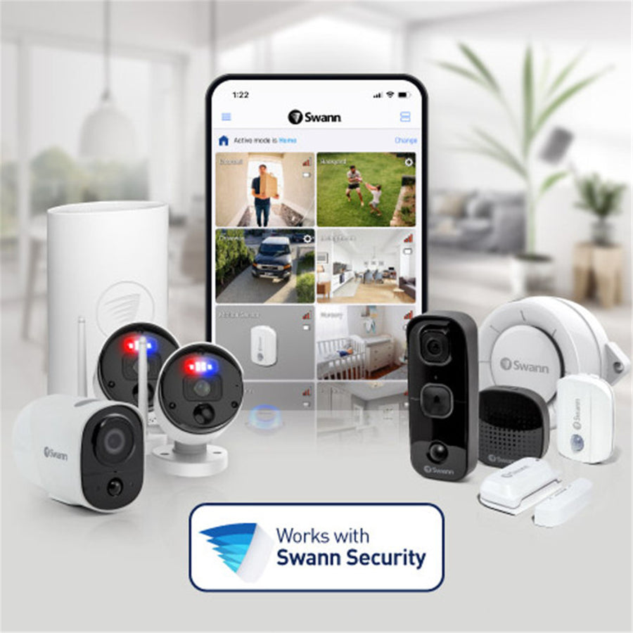 SWIFI-2KICAM-AU - Swann 2K Indoor Wi-Fi Security Camera - 1 Pack