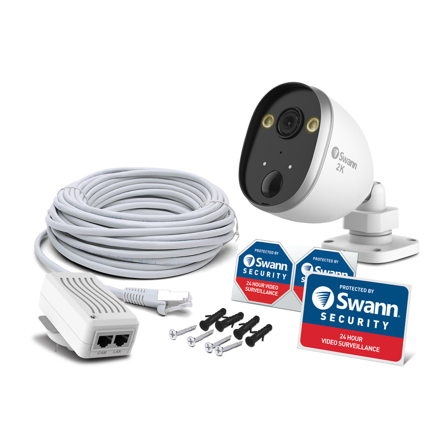 SWIFI-2KOCAM-GL - Swann 2K Outdoor Spotlight Wi-Fi Security Camera - 1 Pack