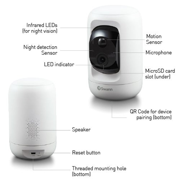 Swann   2M/1080P Indoor PT WiFi Camera