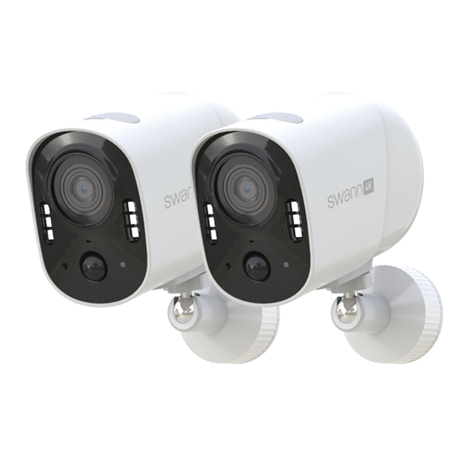 Swann Xtreem4K  8MP/4K Outdoor Wire-Free Security Camera - 2 Pack