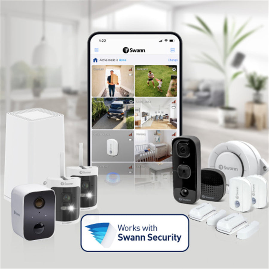 SWIFI-4KXTRMPK2-GL - Swann Xtreem 4K Battery Cam w/32GB Card/2x Spotlights/USB-C & screw in mount - 2 Pack