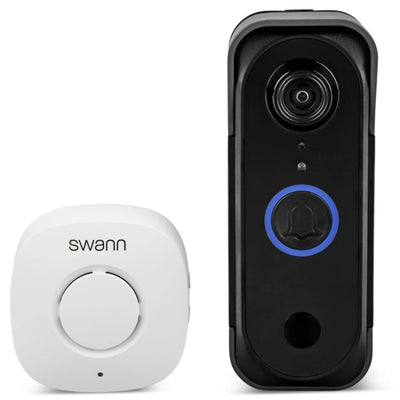 SWNVW-MR4KVDB-GL - Swann MaxRanger4K Long Range Wireless Add-On Video Doorbell - 1 Pack