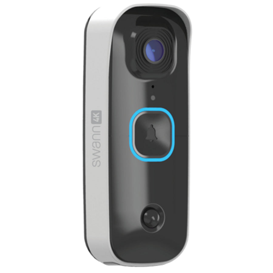SWIFI-4KBUDDY-GL - Swann Buddy 4K Video Doorbell & Chime Kit w/32GB Card