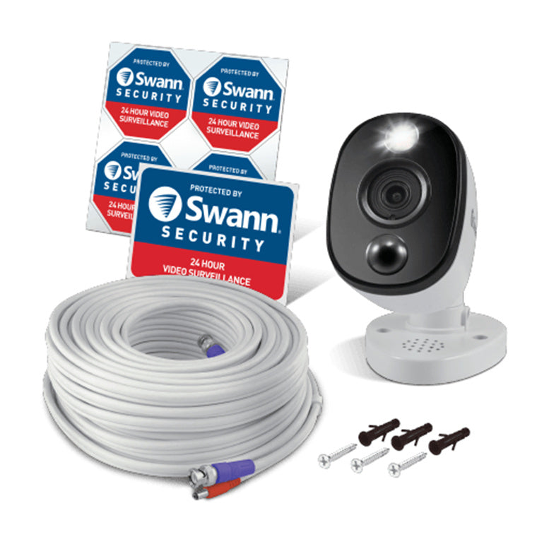 SWPRO-4KWLB-AU - Swann 4k Ultra HD Bullet Camera Sensor Warning Light w/PIR + Siren