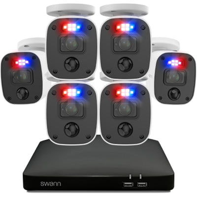 SWDVK-8468062KMQB-AU - Swann DVR8-4680 2K / 1TB / 6x PRO-2KMQB 2K SwannForce Bullet Analog CCTV Cams w/ Mics