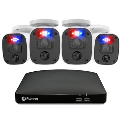 SWDVK-8468542KMQB-AU - Swann DVR8-4685 / 256GB SD Card / 4x PRO-2KMQB Bullet Swannforce Cams w Mic