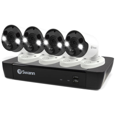 SWNVK-886804FB-AU - Swann NVR8-8580 4K /2TB/4x NHD-887MSFB 4K Bullet CAM