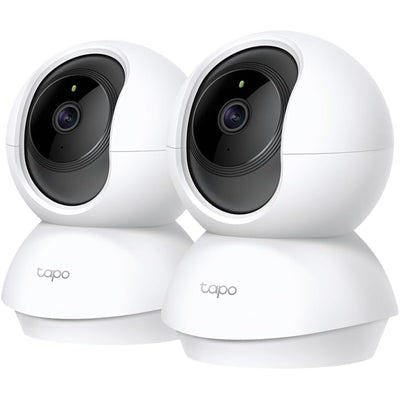 TP-Link Tapo C200 2MP/1080P Indoor PT Wi-Fi Camera - 2 Pack