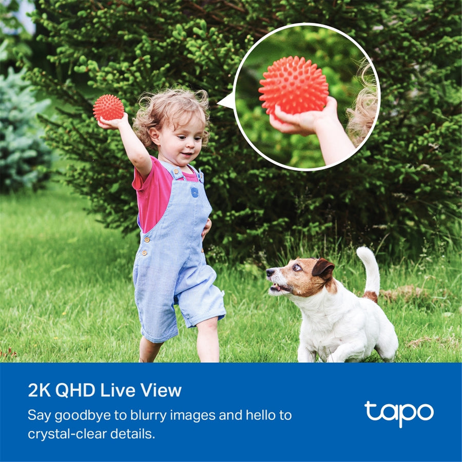 TP-Link Tapo C425 Kit 4MP/2K+  Outdoor Wire-Free Battery Camera with Solar Panel