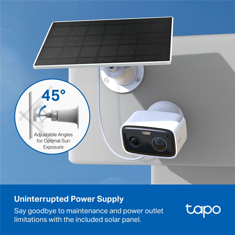TP-Link Tapo C400 KIT 2MP/1080P Outdoor Wire-Free Camera With Solar Panel  - White