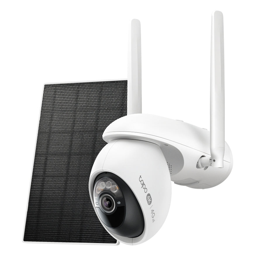 TP-Link Tapo C665G KIT, Solar-Powered Pan/Tilt Wi-Fi/4G LTE Security Camera Kit